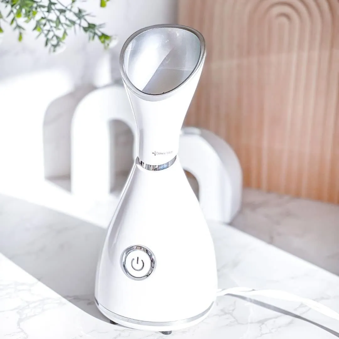 -Facial Steamer for face, Warm Mist Humidifier Atomizer Sprayer for Deep Cleaning Pores and Moisturizing, Portable Face Steamer for Home Spa