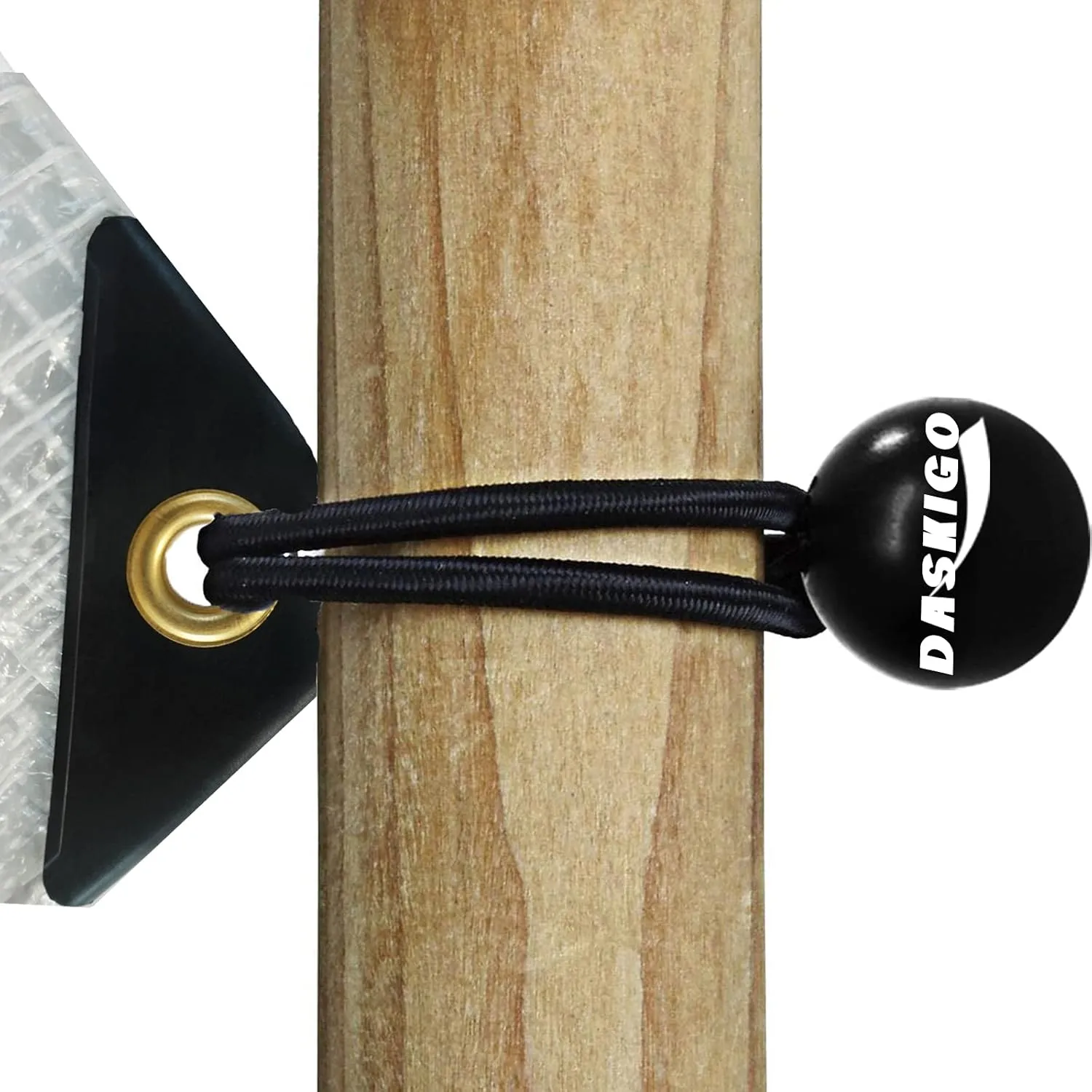 10 x 13Ft Heavy Duty Waterproof Tarps Reinforced Mesh Clear Tarp Cover Sheet & 6 PCS Bungee Balls