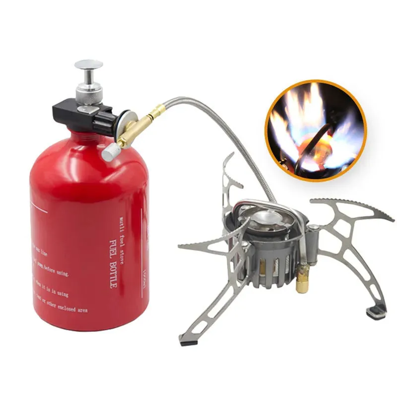 1000ml Big Capacity Outdoor Gasoline Stove Portable Camping Multi Fuel Stove