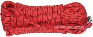 10mm Static Rope Camping Safety Rope 1100kg High Strength Safety Rope for Working at Height Climbing Equipment for Rappelling,Caving, Indoor Outdoor Camping (Color : Red, Size : 10mm x 130m)