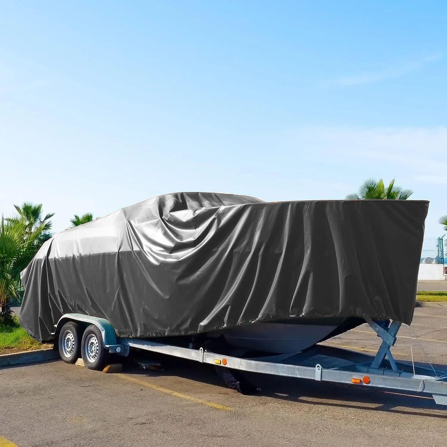 10'X24' Silver Tarp Extra Heavy Duty 12 MIL 3 Ply Coated ReinforcedCanopy 6 oz 3 Layer (Finished Size 9.6' X 23.6')