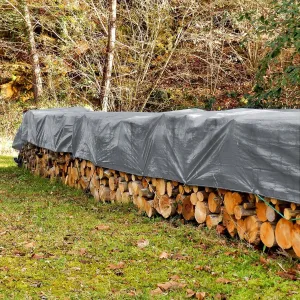 10'X24' Silver Tarp Extra Heavy Duty 12 MIL 3 Ply Coated ReinforcedCanopy 6 oz 3 Layer (Finished Size 9.6' X 23.6')