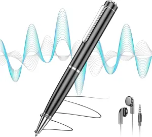 128GB Digital Voice Recorder - Voice Activated Recorder with Playback, Professional Audio Recorder for Lecture/Meeting/Course, Transfer File to Computer