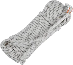 14mm Outdoor Indoor Workout Rope, 10~200m Static Rock Escape Rope for Ice Climbing Equipment, Fire Safety Rescue Rope (Color : White, Size : 14mm x 80m)