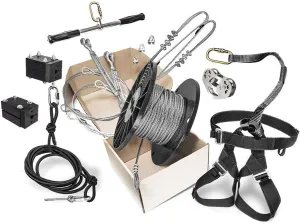 150' Rogue Zip Line Kit (One Set of Riding Gear)