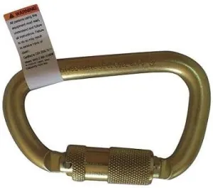 16V856 Fits Condor 16V856 Carabiner, Auto-Lock, 4 1/16 In Length, Zinc-Plated Alloy Steel,