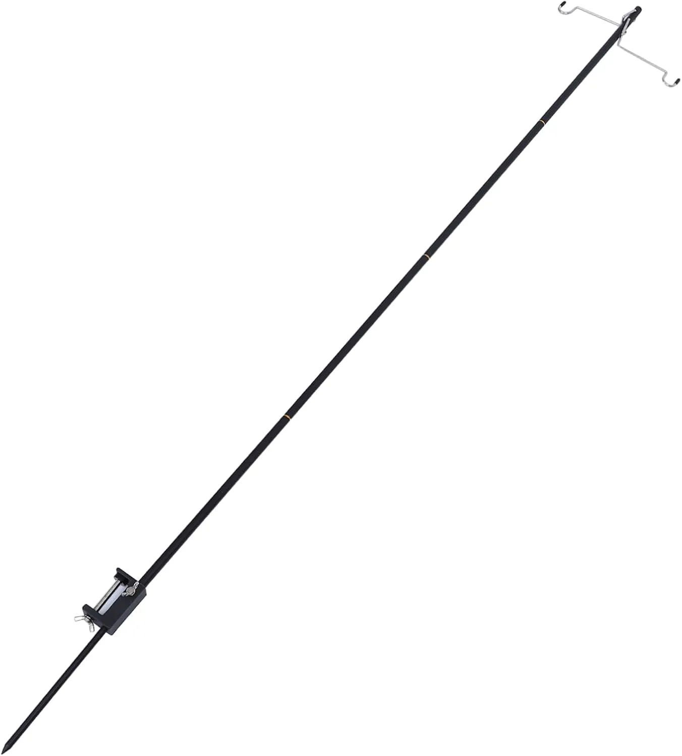 1Set Outdoor Folding Camping Lamp Stand Portable Light Stand for Lanterns Compact Design for Tent Hanging Sturdy and Durable Bracket for Camping and Picnics