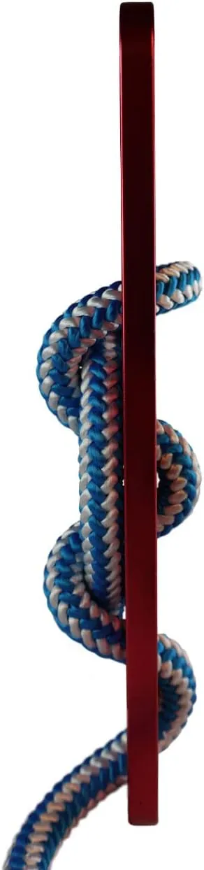 22 kN Rope Termination Plate – Aluminum Rigging Plate for 5/8"–3/4" Kernmantle Rope – Anchor Plate for Vertical Lifeline and Fall Protection