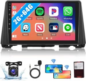 2G 64G Car Radio Stereo for KIA K5 Optima 2016-2018 with Wireless Carplay Android Auto Android 13 Radio 10.1" Touch Screen Car Stereo with Bluetooth GPS Navigation HiFi FM Head Unit with Backup Camera