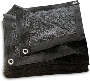 40% Garden Sunblock Shade Cloth, 10 x 15 FT Durable Taped Edge with Grommets UV Resistant Black Garden Shade Net for Plants, Greenhouse, Vegetables and Patio