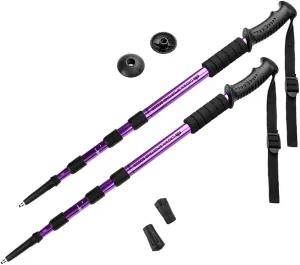43" Shock-Resistant Adjustable Trekking Pole and Hiking Staff by Crown Sporting Goods