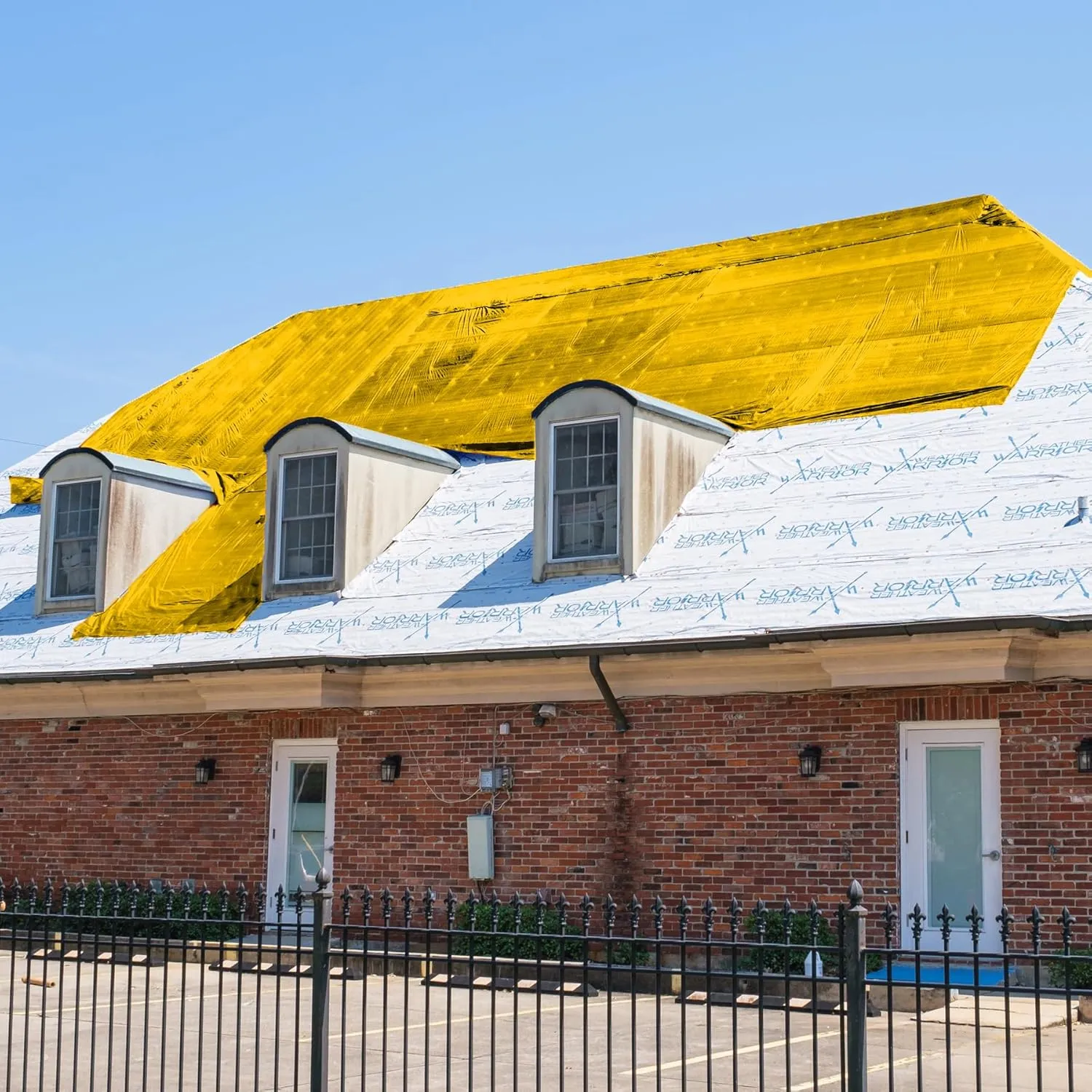 5 x 7 Yellow Tarp 12 Mil Extra Heavy Duty 3 Ply Reinforced Canopy 6 oz Premium Shade Tarp 3 ply Finished Size (4.6 x 6.6)
