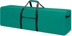52 Inch Large Duffle Bag for Travel Camping Sport Equipment Storage Bag with 2-way Lockable Zippers (Green)