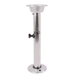 7 Inch Adjustable Table Pedestal Stand - Heavy-Duty Aluminum Alloy Base for RV, Boat & Camping Tables | Secure Mount, Height Adjustable Design