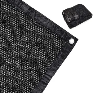70% Sunblock Shade Cloth Net Black UV Resistant, Garden Shade Mesh Tarp for Plant Cover, Greenhouse, Barn. Top Shade Cloth Quality Panel for Flowers, Plants, Patio Lawn (6.5×20ft(2×6m))