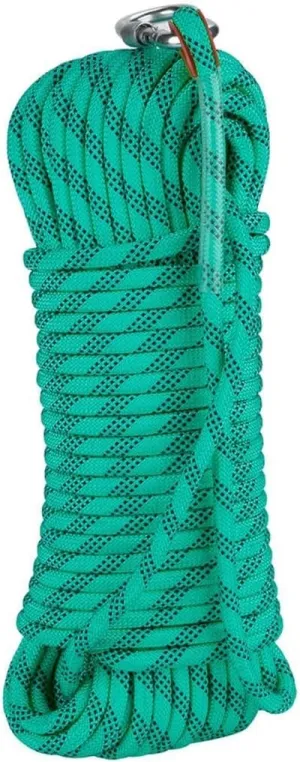 8mm Escape Rope Outdoor Static Rescue Rope, Escape Rope, Ice Climbing Equipment, Fire Safety Rescue Rope 10~200M (Color : Green, Size : 8mm x 130m)