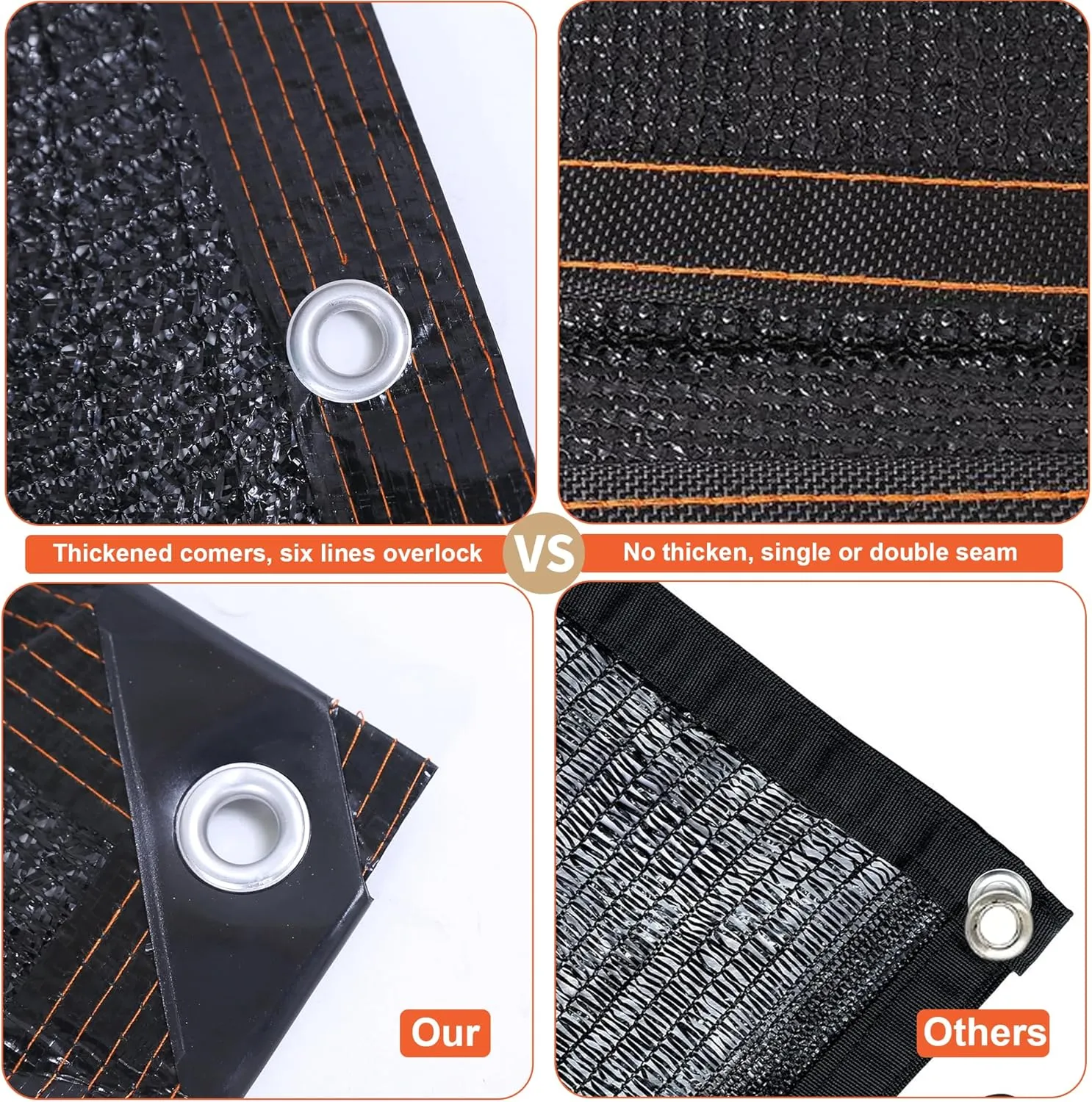 90% Shade Cloth,12 x 16 FT,Tear Resistant Sun Shade Net with Reinforced Grommet,Durable Garden Shade Tarp Cover for Greenhouse,Sunshade Outdoor Patio and Pergola,Chicken Coop,Plant Cover,Black