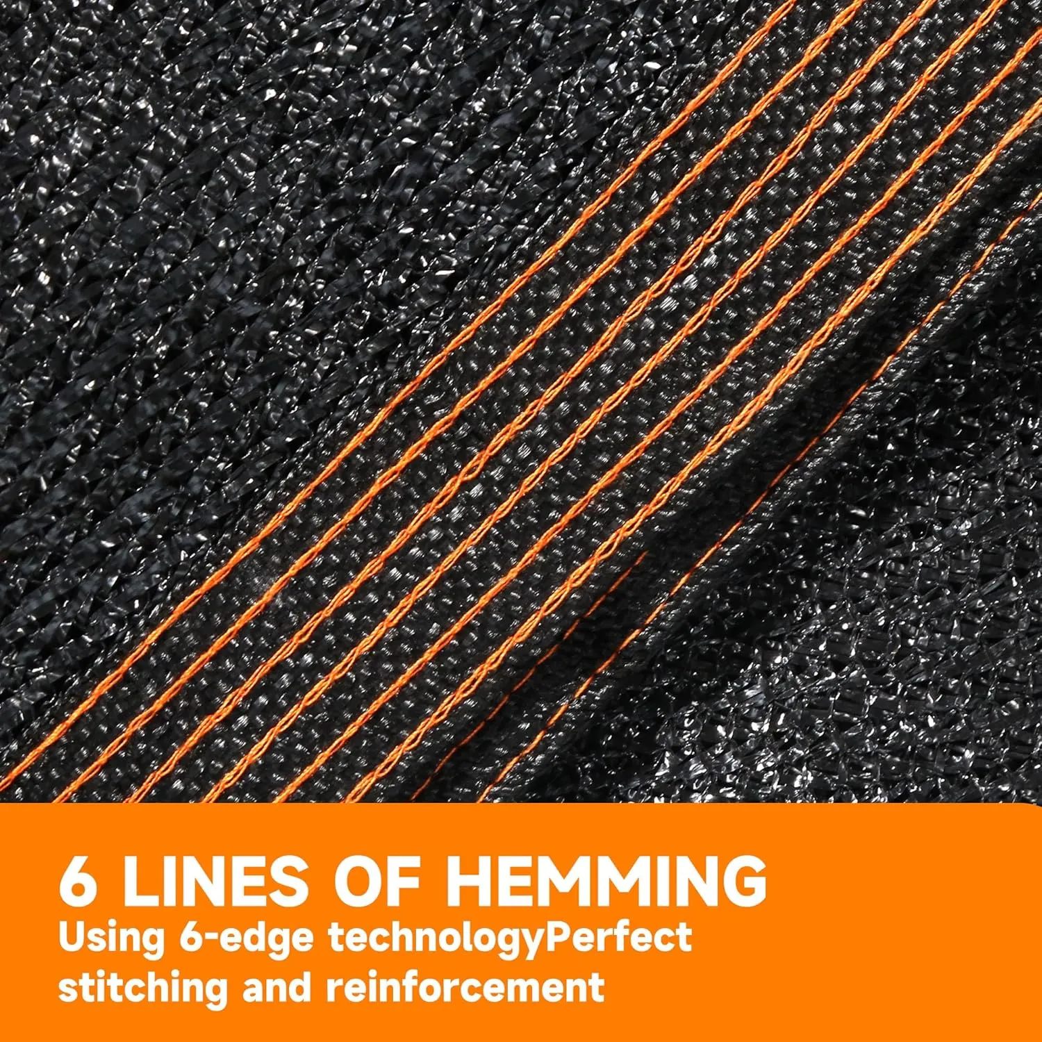 90% Shading Rate 10'x10' Black Shade Cloth,UV Resistant Durable Mesh Tarp with Grommets&Reinforced Edges, Shade Net Using for Plants Cover, Greenhouse, Dog Kennel, Patio, Chicken House