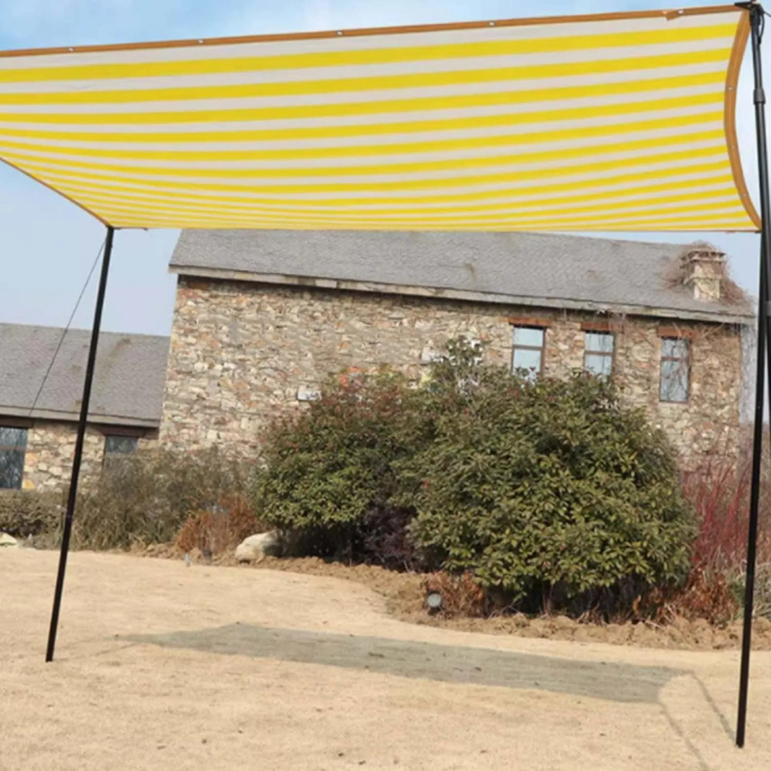 90% UV Block Garden Shade Cloth - Durable Sunshade Mesh Tarp with Grommets for Outdoor Use, Perfect for Greenhouses, Patios, and Vegetables (10x20 m / 32.8x65.6 ft)