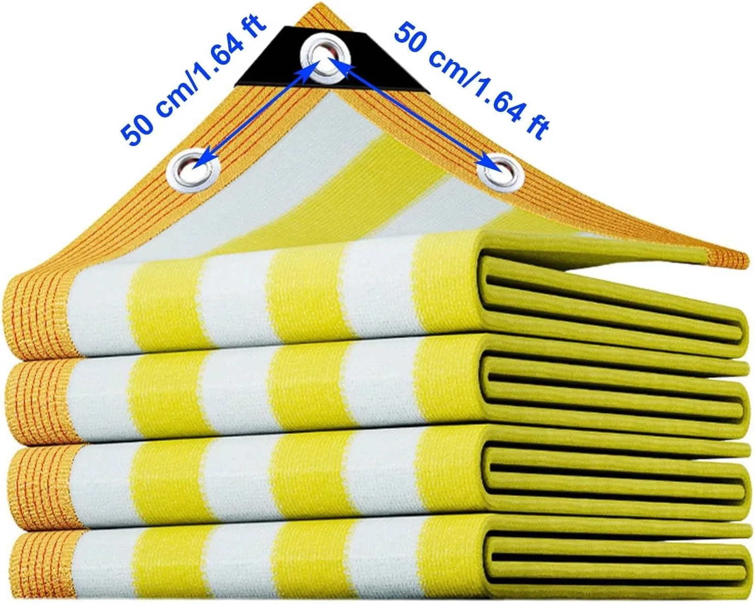 90% UV Block Garden Shade Cloth - Durable Sunshade Mesh Tarp with Grommets for Outdoor Use, Perfect for Greenhouses, Patios, and Vegetables (10x20 m / 32.8x65.6 ft)