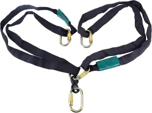 Aerial lyra Hoop Two Point Rigging Kit 360 Rotating Device Swivel Auto Lock Carabiner Sling Combo Spinning Hanging Equipment
