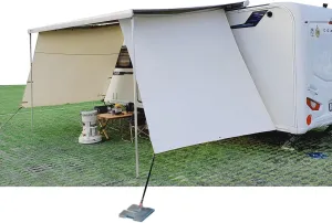 AIRIS Car Side Tarp Awning Tent - Car Side Tarp Camper Side Awning Sun Shade, Fiama, and Three Compatible, Select from General Type/Mesh Window Types (FIAMMA F80, General Type)