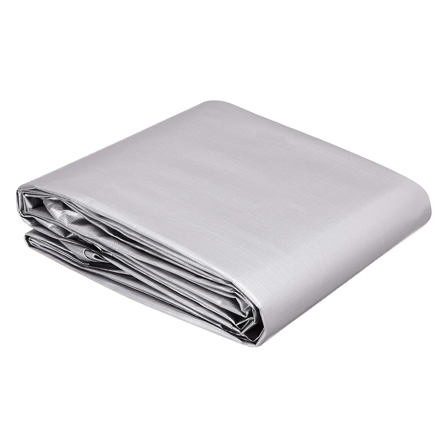 Amazon Basics Multi Purpose Waterproof Poly Tarp Cover, 12x20ft, 16MIL Thick, Silver/Black, 1-Pack (Previously AmazonCommercial brand)