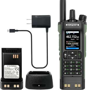 BAOFENG UV-32 Radio 10W Walkia Talkie GPS Two Way Raido USB-C Charging Multi-Band FM/AM Handheld Radio UV32