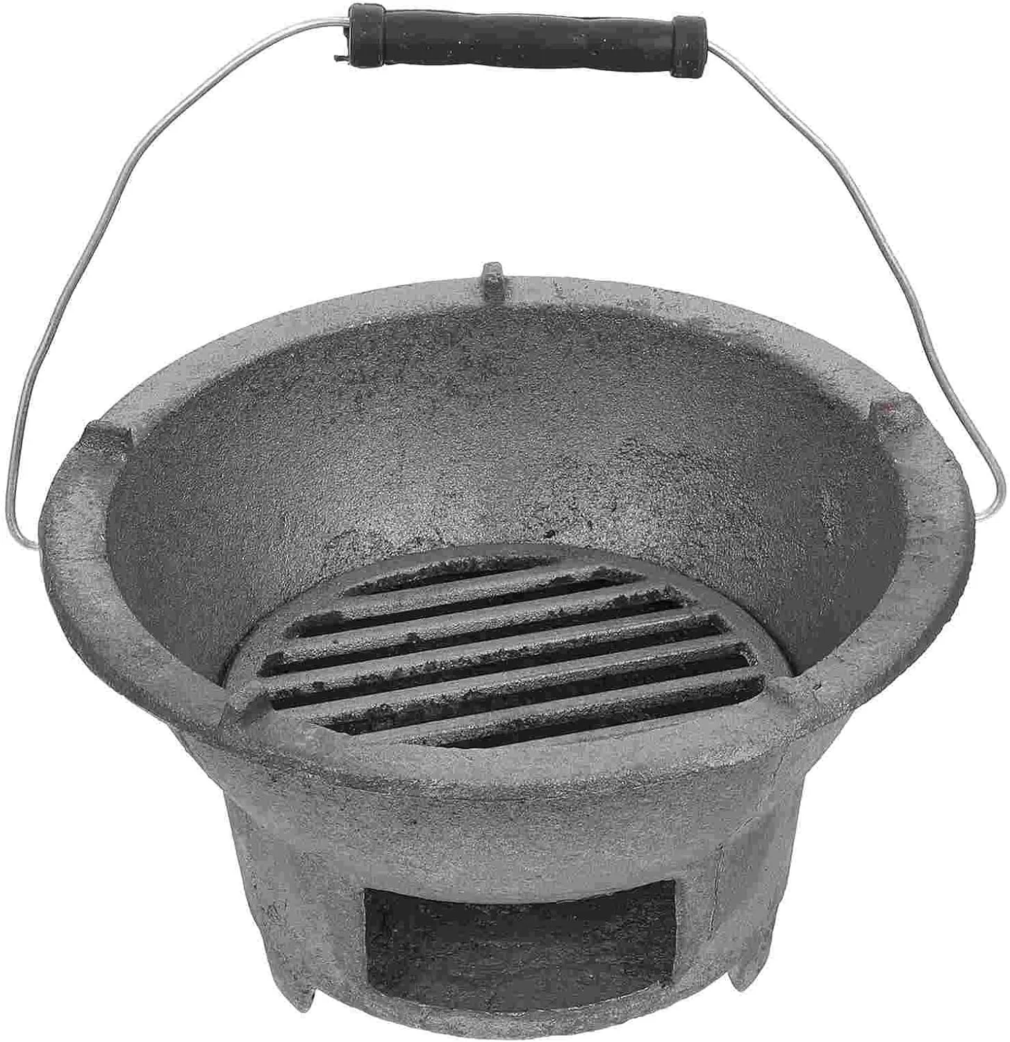 BBQ Grill Outdoor Grill Stove Barbecue Iron Fire Small Charcoal Cast Bbq Portable Camping Indoor Style Tabletop Outdoor