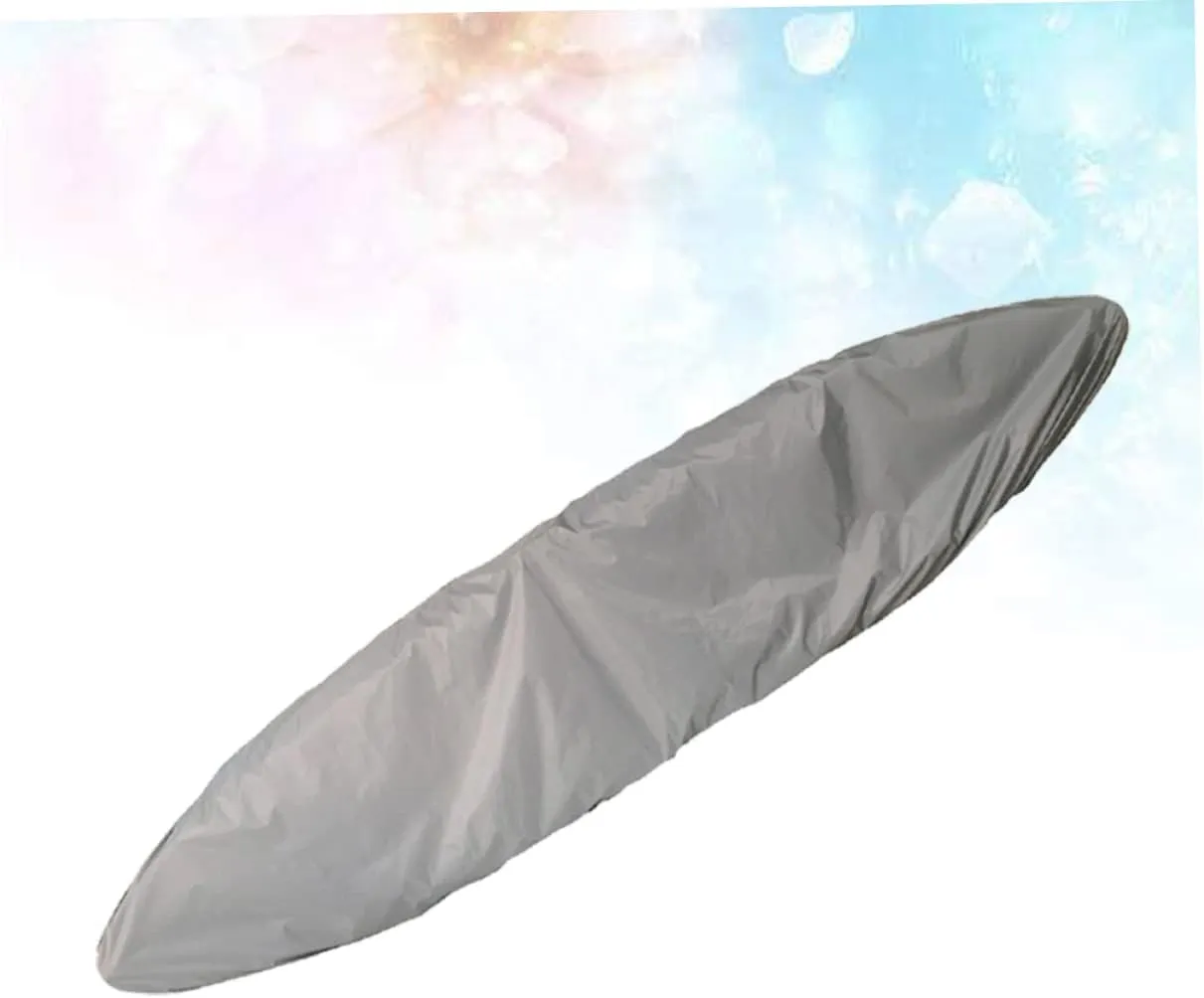 BESPORTBLE Kayak Protector Uv Shield Waterproof Canoe Cover Boat Tarp Storage Solution for 4.1-4.5 Meters Kayak