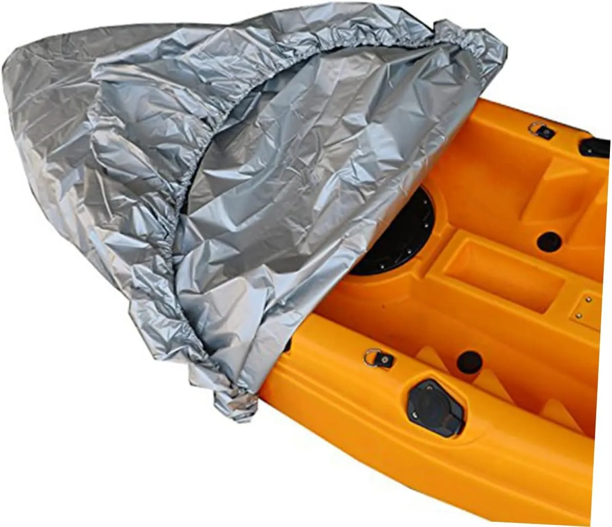 BESPORTBLE Kayak Protector Uv Shield Waterproof Canoe Cover Boat Tarp Storage Solution for 4.1-4.5 Meters Kayak