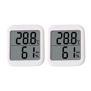 BESTonZON Thermometer for Infants House Digital Hygrometers Room Thermometer Gauge Temperature Humidity Monitor for Home Use
