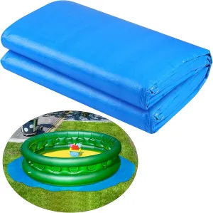 Boao 15 Ft Pool Liner Pad, Round Swimming Pool Ground Cloth, Above Ground Mat Protector for Inflatable Swimming Setup Bottom Prevents Punctures, Extend Liner Life