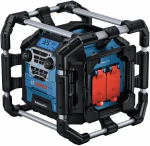 BOSCH GPB18V-5CN 18V Jobsite Radio with Bluetooth® 5.0 and Power Station