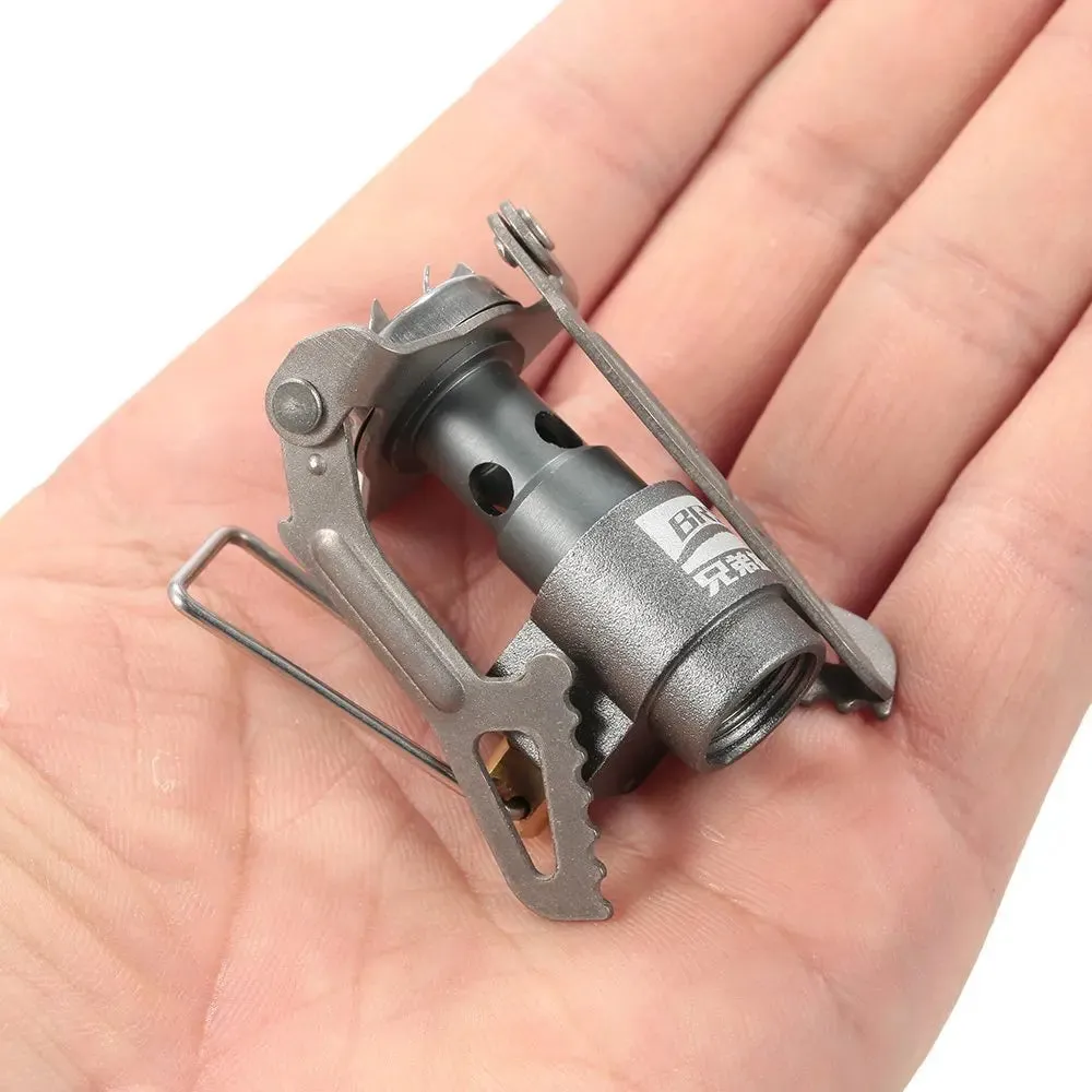 BRS Stove BRS-3000T Titanium Super Light And Flowing Outdoor Camping Gas Stove Mini Pocket 25g