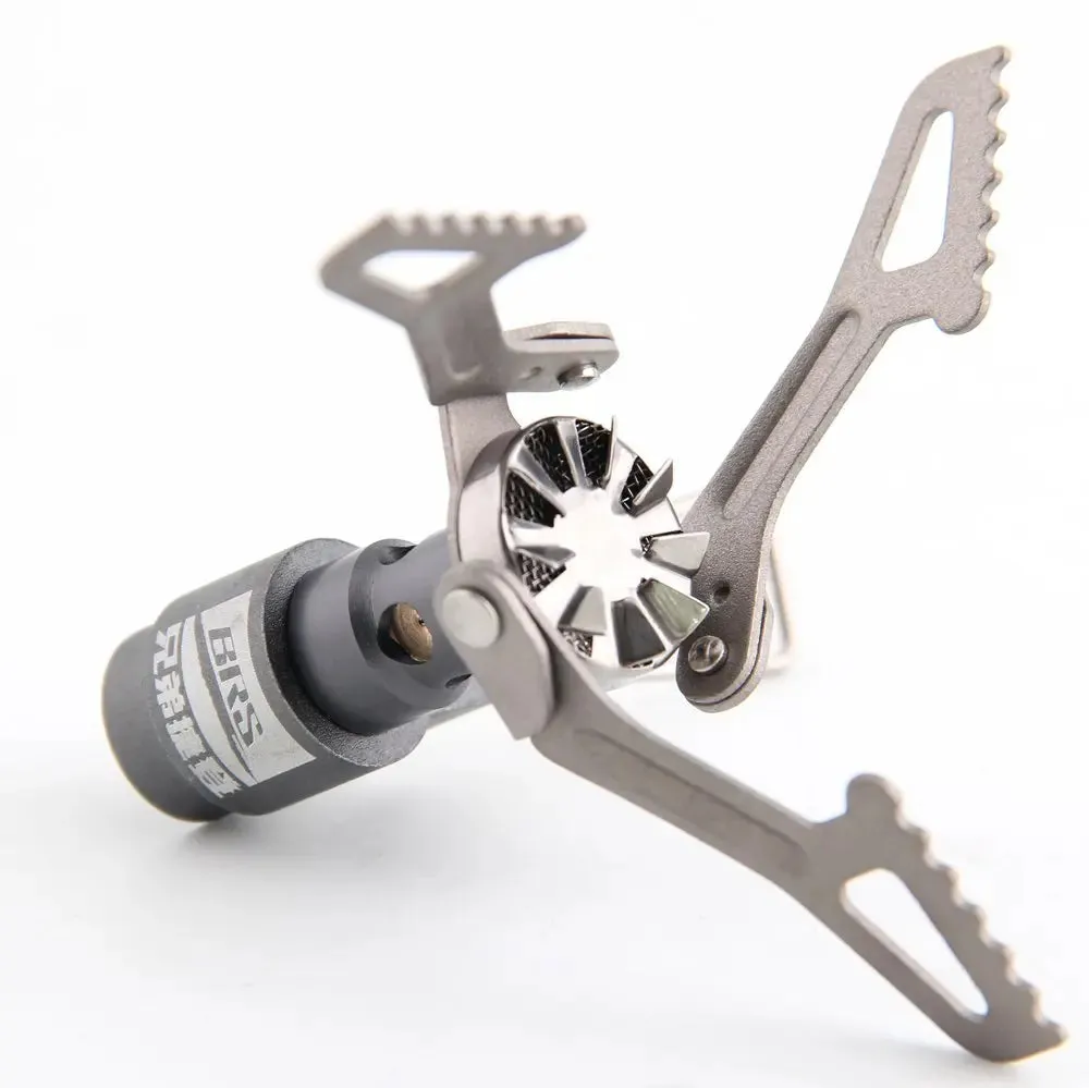 BRS Stove BRS-3000T Titanium Super Light And Flowing Outdoor Camping Gas Stove Mini Pocket 25g