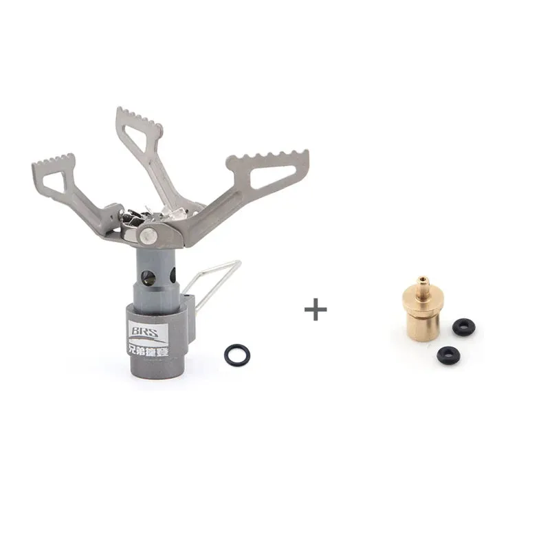 BRS Stove BRS-3000T Titanium Super Light And Flowing Outdoor Camping Gas Stove Mini Pocket 25g