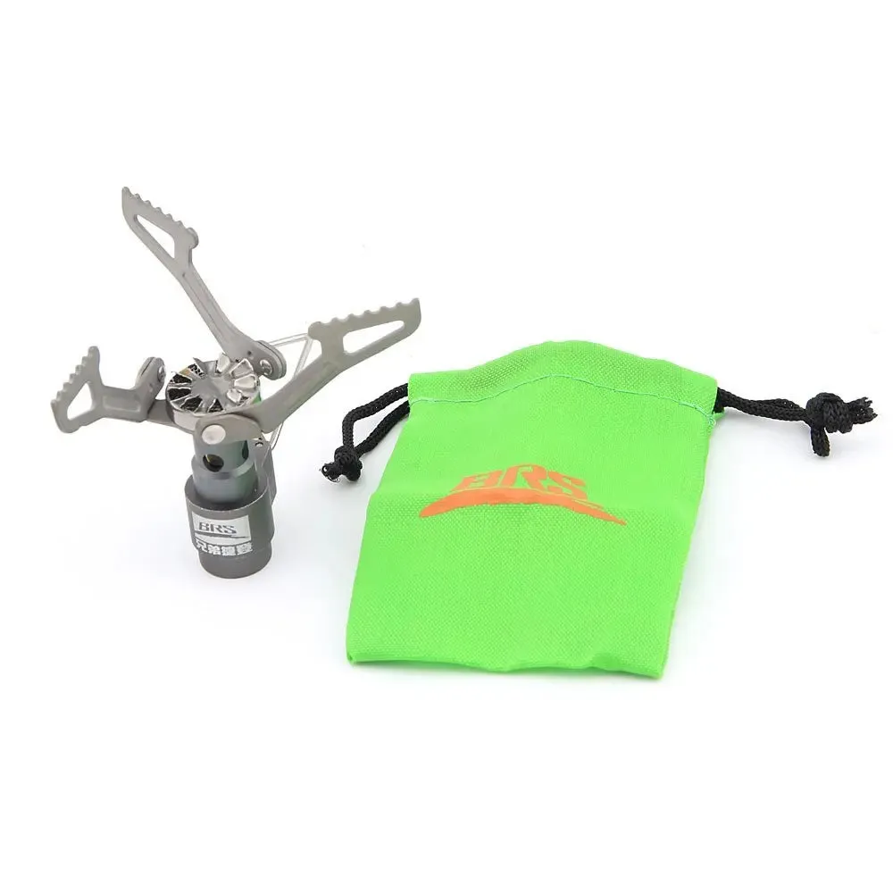 BRS Stove BRS-3000T Titanium Super Light And Flowing Outdoor Camping Gas Stove Mini Pocket 25g