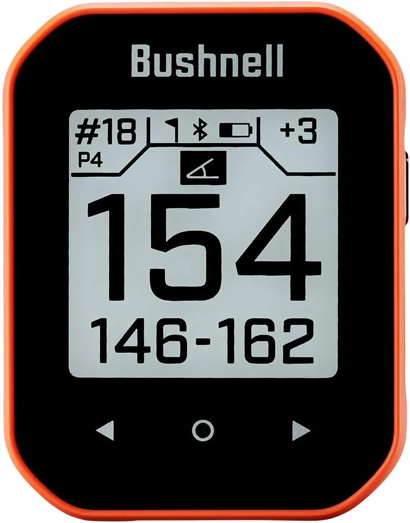Bushnell Phantom 3 (Orange) Slope Golf GPS Handheld Gift Box Bundle - Touchscreen, Auto Course, Hole Recognition & Auto-Prompt Score Entry with PlayBetter Wall Adapter & Protective Case