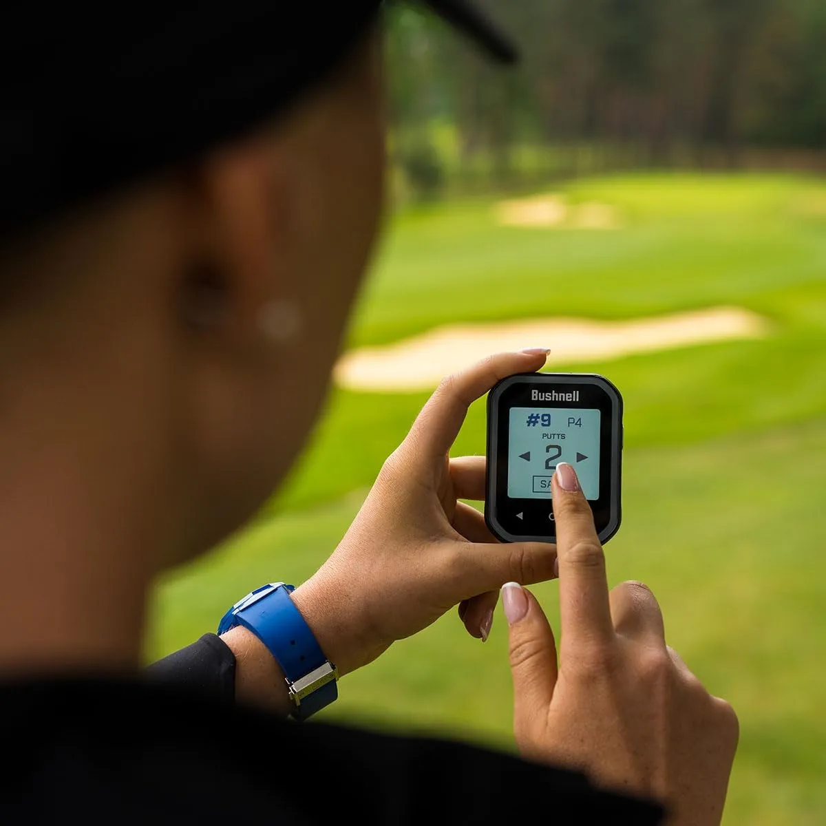 Bushnell Phantom 3 (Orange) Slope Golf GPS Handheld Gift Box Bundle - Touchscreen, Auto Course, Hole Recognition & Auto-Prompt Score Entry with PlayBetter Wall Adapter & Protective Case