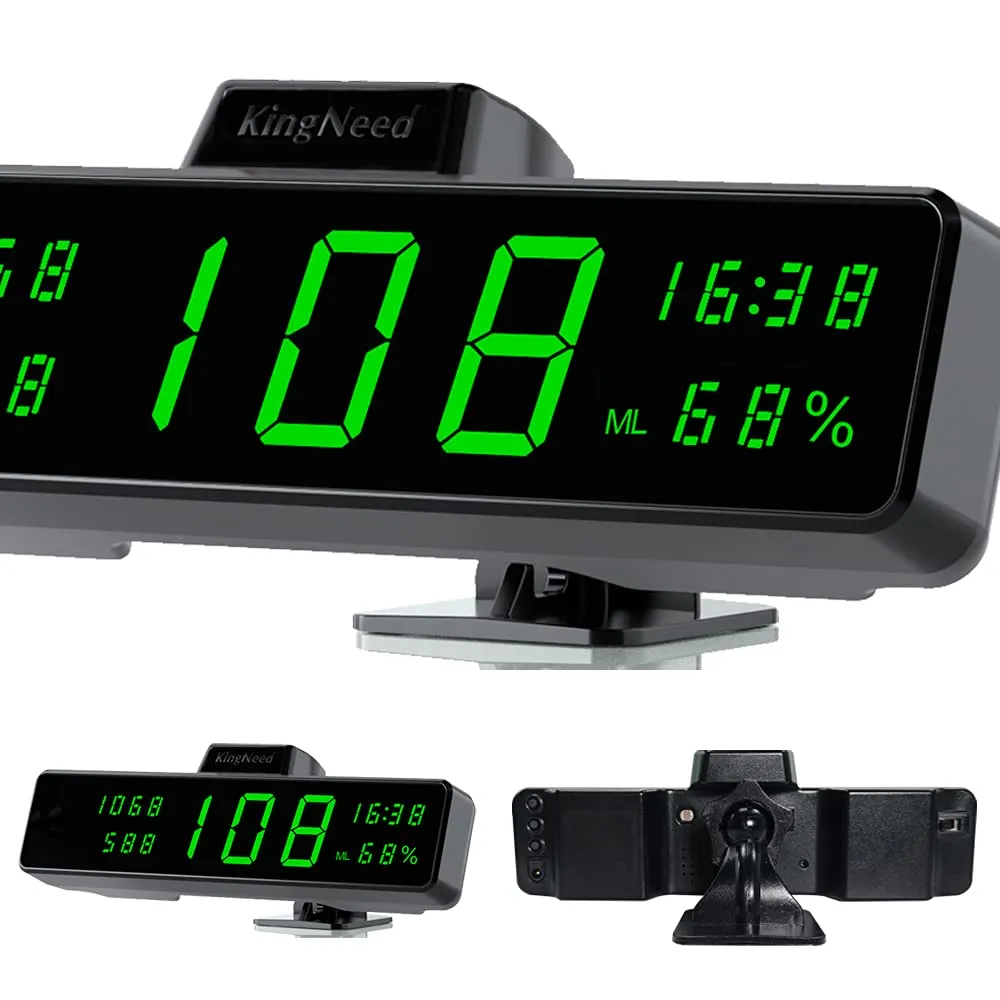 C3020 Universal HUD Head Up Display GPS Digital Speedometer with Humidity Detector, MPH Over Speed Warning, Works for Cars & Other Vehicles