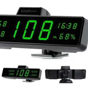 C3020 Universal HUD Head Up Display GPS Digital Speedometer with Humidity Detector, MPH Over Speed Warning, Works for Cars & Other Vehicles