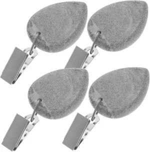 Cabilock Table Cover Weights Clips Compact Reusable Dark Grey for Picnic Camping
