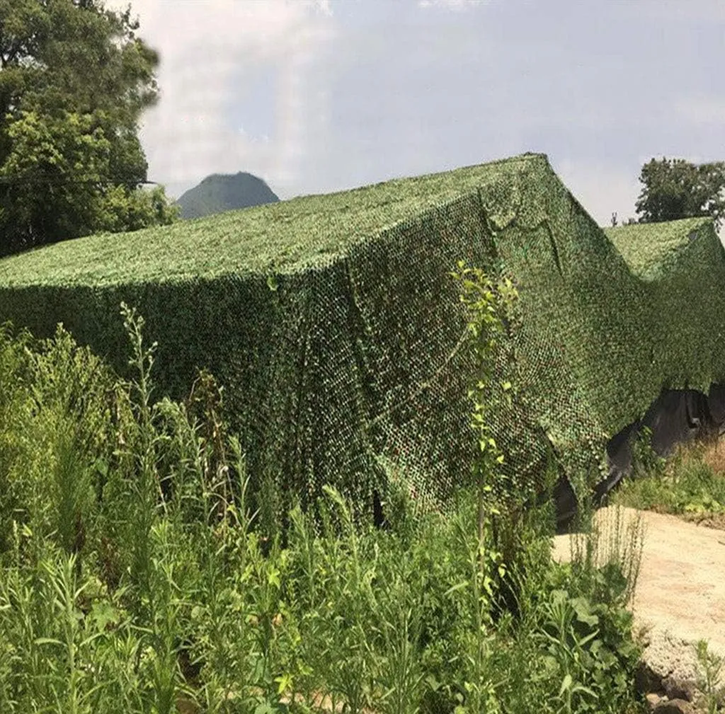 Camouflage Netting Tarp Sunscreen Nets Camo Netting Truck for Outdoor Camping Military Hunting Shooting Blind Watching Hide Party Decorations