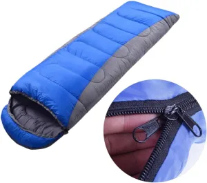 Camping Sleeping Bag for Cold Weather 1100g Thickening Waterproof and Windproof Comfortable and Sturdy for Hiking and Camping