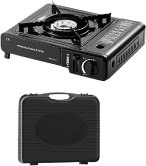 Camping Stove - Lightweight Outdoor Cooker with 2900W Burner, Compact Camp Cooking Equipment for BBQ, Tailgates, Backyard Grilling, Easy Flame Control Gadget for Travel and Adventure
