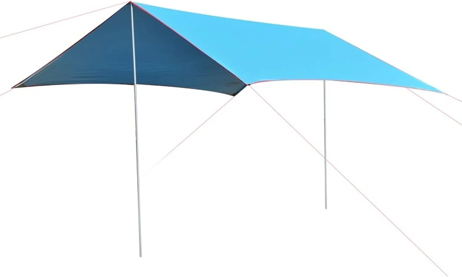 Camping Tent Waterproof Outdoor Awning Hammock Tarp Rain Fly Lightweight Camping Tent Sun Shelter for Tourism Hiking Beach Pergola (Color : Brown) (Bl