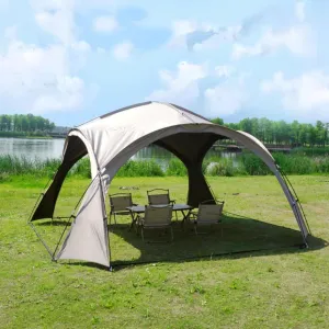 Canopy Sun Shelter, Portable Waterproof Shade Folding Canopy with Carry Bag，Camping Gear for Patio, Backyard, Deck & Outdoor Activities (Color : A)