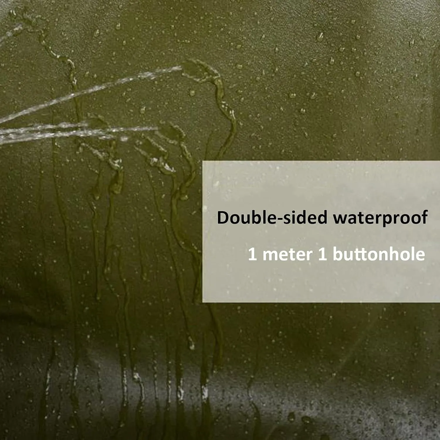 Canvas Tarp, Heavy Duty Waterproof Tarps, Canvas Tarp with Rustproof Grommets, Outdoor Waterproof Tarpaulin, for Camping, Tent Shelter, Boat, Car,Boat, 1.2x1.2m