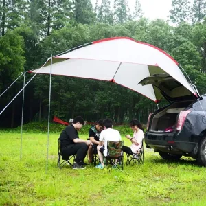 Car Tarp for Hiking Portable Multifunctional Awning Traveling Camping Tent Shelter Waterproof Sunshade